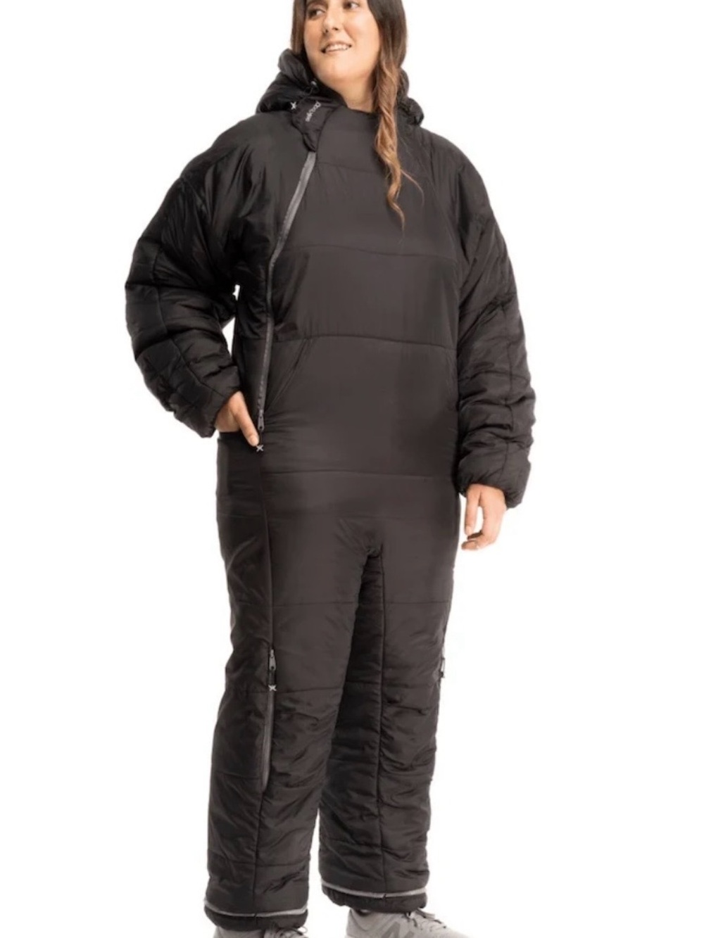 Woman’s or Men’s Black wearable sleeping bag